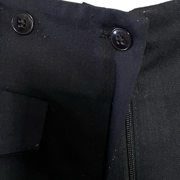 7th Alternative Vintage Black Loose Fit Pleated Slacks - Picture 5 of 7